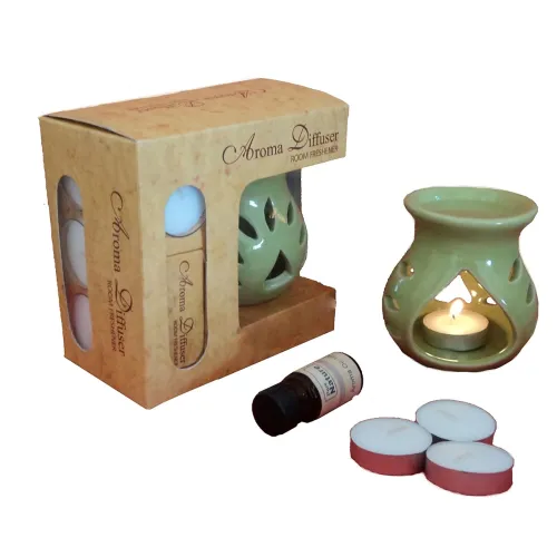 Image of Pure Source India Ceramic Aroma Gift Set 