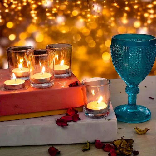 Image of Pure Source India Glass (Set of 4 pcs - Clear)