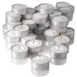 Pure Source India Unscented Wax Tealight Candles