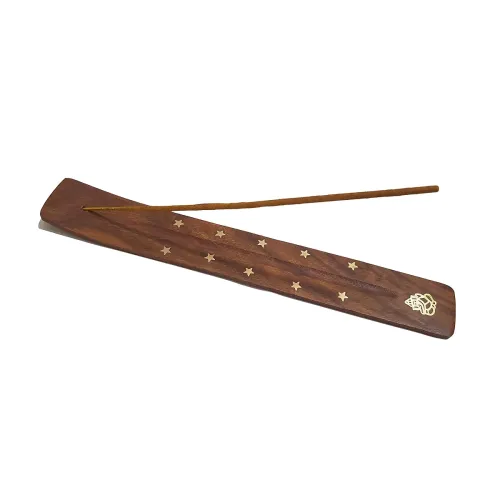 Image of Pure Source India Woods Incense Holder/Agarbatti Stand Gifts Wooden Handicrafts Standard (Sri Ganesha Agarbatti Stand)