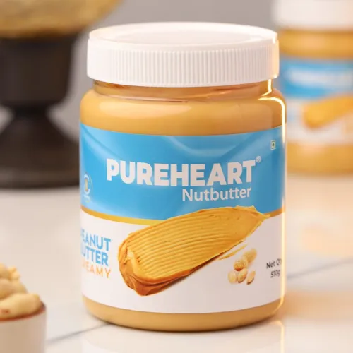 Image of Pureheart Nutbutter Creamy Peanut Butter 510 gm
