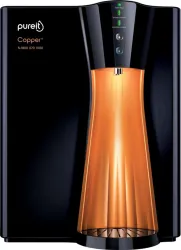 Pureit Copper 8 L RO + UV + MF + Minerals + Copper Water Purifier | Suitable for Borewell, Tanker & Municipal Water | Ta