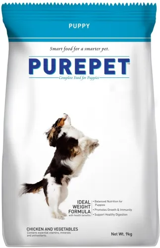 Image of purepet Chicken and Vegetable 9 kg Dry Young Dog Food