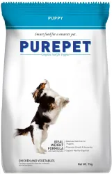 purepet Chicken and Vegetable 9 kg Dry Young Dog Food