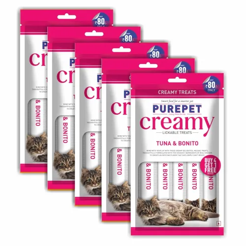 Image of PUREPET Creamy Lickable Cat Treats