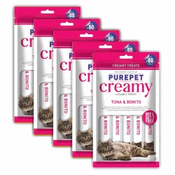 PUREPET Creamy Lickable Cat Treats