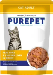 purepet Real Tuna & Chicken Liver 0.05 kg Wet 