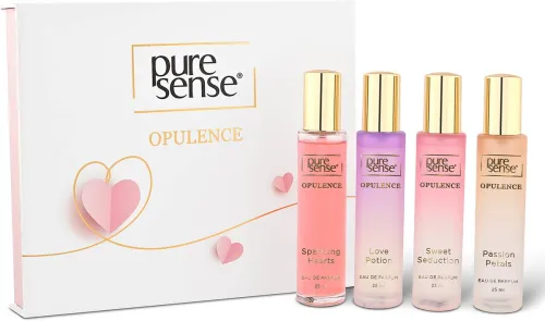 Image of PureSense Opulence Gift Set 4x25ml Perfume 100ml
