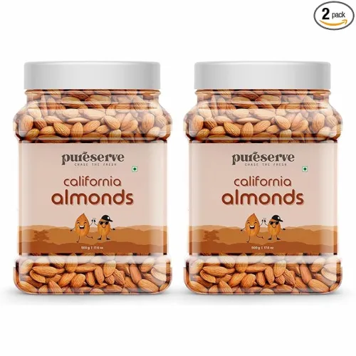 Image of Pureserve Natural California Almonds 1Kg (500g×2) 