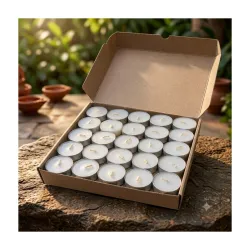 Pure Source India Unscented Wax Tealight Candles (SO50)