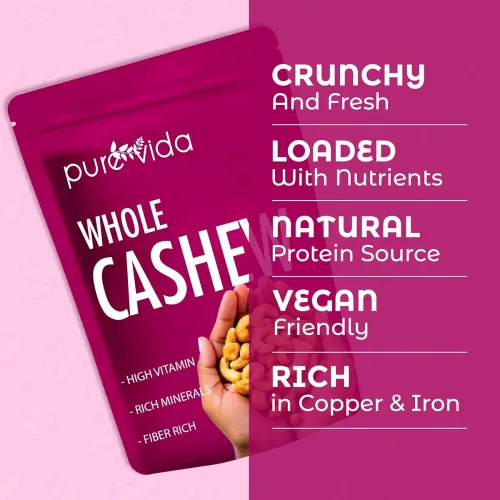 Image of Purevida Cashews 450gm