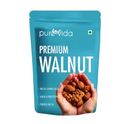 Purevida Walnuts 200gm | Natural, Crunchy & Nutritious | Rich in Omega-3, Protein & Antioxidants | Supports Brain & Hear