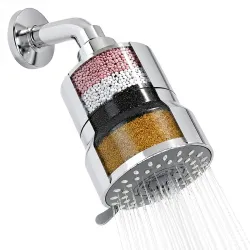 Purifit Water Filter For Shower Head | Multi-Flow Hard Water Softener For Shower with 3 Spray Modes, Helps Reduce Chlorine, Dry Skin & Hair Fall Concerns