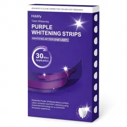 Purple Teeth Whitening Strips PAP Correction, Peroxide‑Free Hydroxyapatite