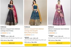 PURVAJA Lehenga choli at minimum 93% Discount