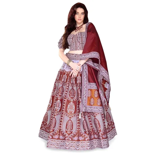 Image of PURVAJA Women Lehenga Choli Set Upto 95% Discount