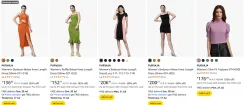 PURVAJA Women’s  Dress Up-to 96% Discount