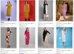PURVAJA Women's Dresses up to 90% Discount