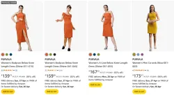 PURVAJA Women’s Length Dress Starting @ ₹137