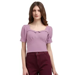PURVAJA Women’s Slim Fit Top(sara-184-190)