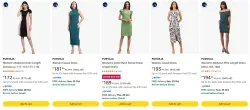 PURVAJA Womens Dresses at minimum 90% Discount