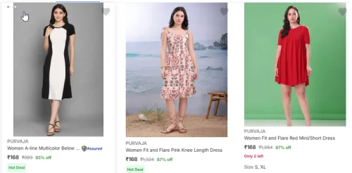 Image of Purvaja Womens Dresses From ₹133