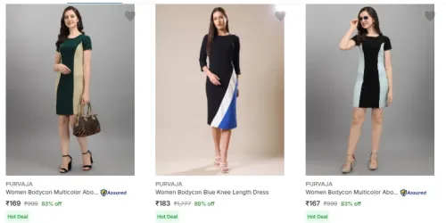 Image of Purvaja Women's Dresses Starting ₹169 