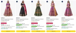 PURVAJA Womens Lehenga upto 90% Discount