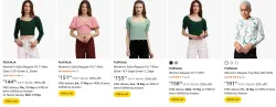 PURVAJA Womens T-Shirt Minimum 90 % Discount