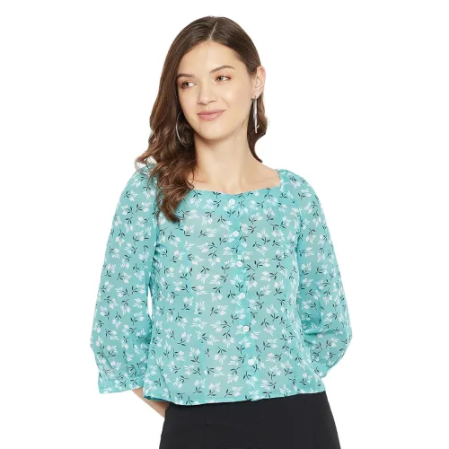 Image of Purys Women's Floral Regular Fit Blouse