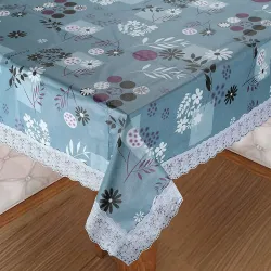 PVC Rectangular Dining Table Cover for 4 Seaters
