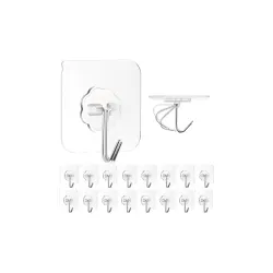 PVC Wall Hooks Pack of 30 