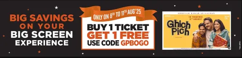 Image of PVR Cinema Offer : BOGO Ticket Free on Ghich Pich Movie