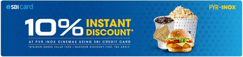 Image of PVR Cinema Offer : 10% Off upto ₹100 on SBI CC
