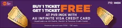 PVR Cinema Offer : BOGO Movie Ticket using AU Bank Infinite Credit Card