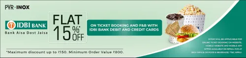 Image of PVR Cinema Offer : Flat 15% Off on Tickets & Food and Beverages with IDBI Bank DC and CC