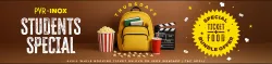 PVR Cinema Offer : Student Thursday Special offer (Ticket + Food )