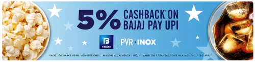 Image of PVR Cinema Offers : Get 5% Cashback on Bajaj Pay UPI