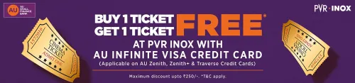 Image of PVR INOX Cinema Offer : BOGO Free with AU Infinite Visa CC