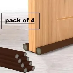 PYORIT Twin Door Draft Fabric Cover Guard, Cool/Hot Maintain in Room