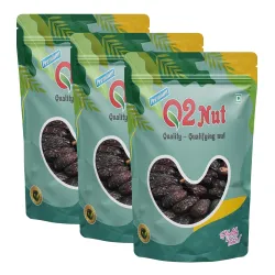 Q2 Nut Khajoor 600 Grams (200gm X 3) – Traditional Dates | Rich in Vitamins, Minerals, and Natural Sweetness | High Quality Khajoor or Dates | Soft Khajur with Chewy Texture | No Added Sugar...