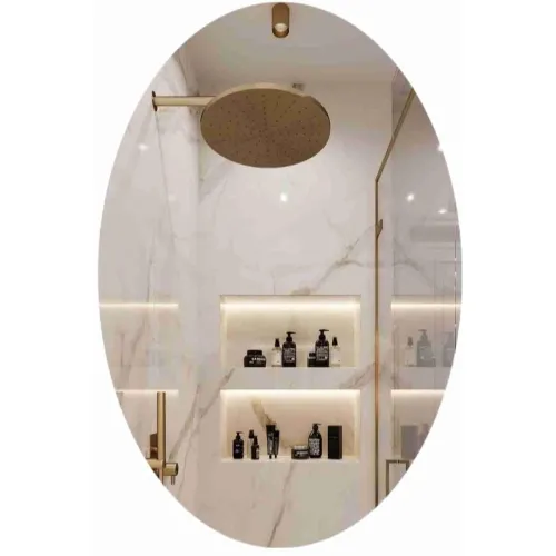 Image of QAVO Oval Acrylic Wall Mirror 