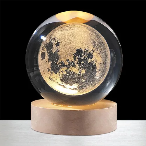 Image of qbpatzwq 3D Galaxy Crystal Ball Night Light