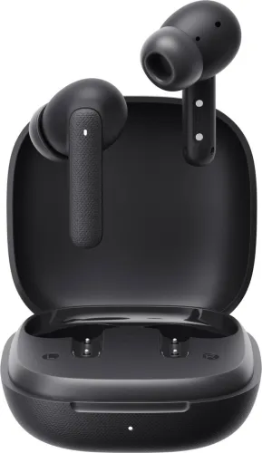 Image of QCY T17 Pro True Wireless Earbuds – 35H, ANC, Fabric Finish (Grey)