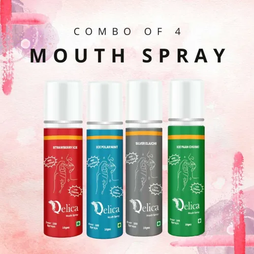 Image of Qelica Instant Mouth and Breath Freshner Ice Effect Coolest Long Lasting Spray (40 g)