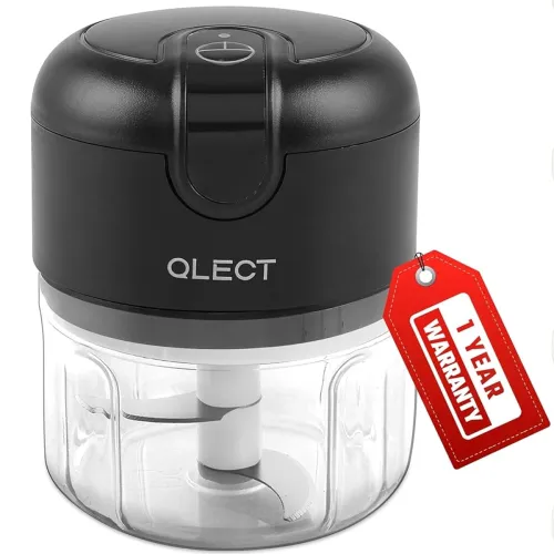 Image of QLECT Electric Vegetable Chopper (250 ml, Black)