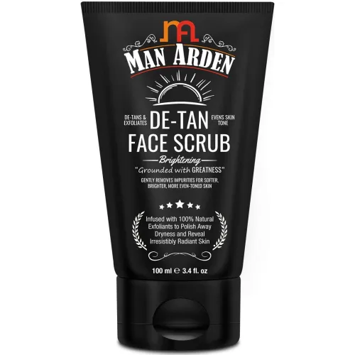 Image of Man Arden De Tan Brightening Face Scrub 100ml