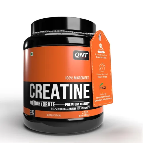 Image of QNT Creatine Monohydrate 990g Pure Micronized Powder 330 Servings