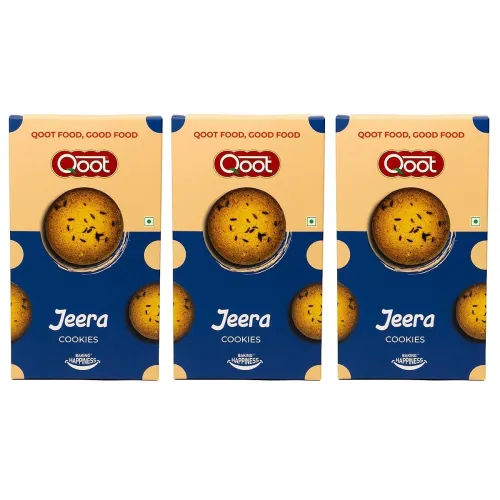 Image of Qoot Baked Jeera Cookies (200g X 3) 