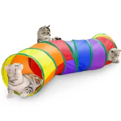 Qpets® Cat Toys Cat Tunnel Pet Tube Collapsible Play